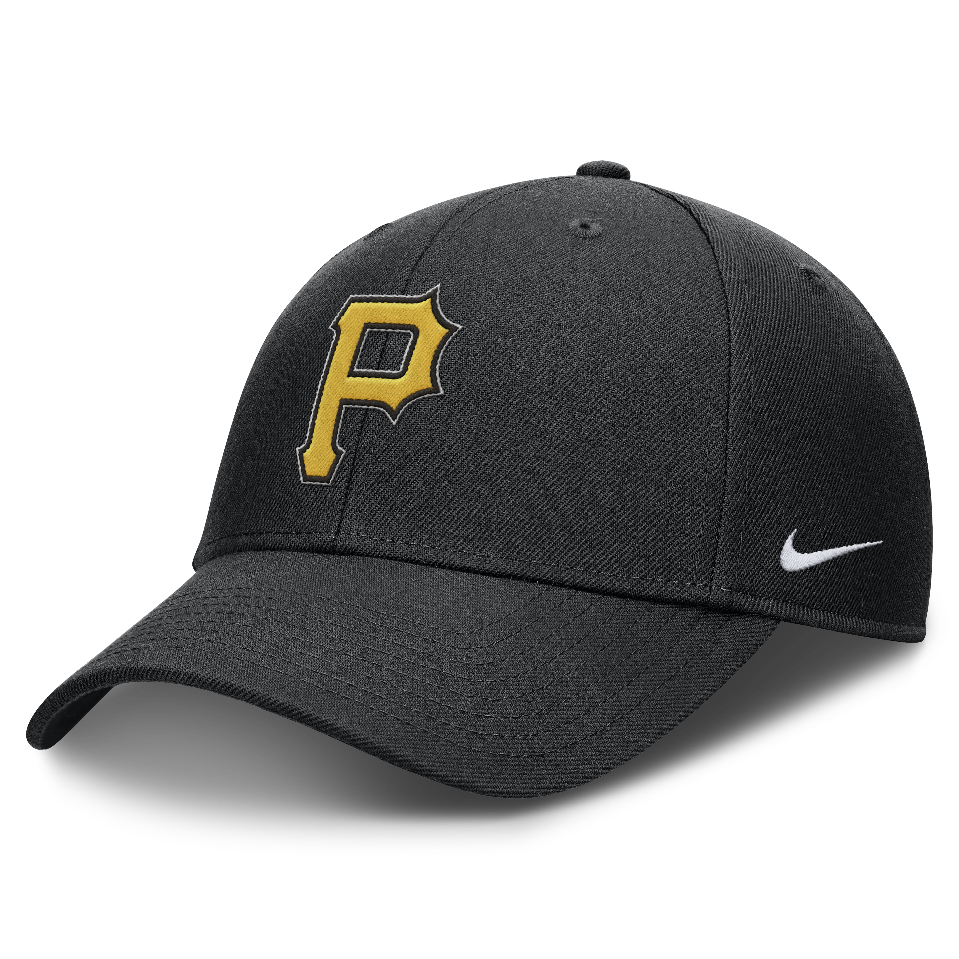 Pittsburgh Pirates Nike Black Club Adjustable Hat Official Team Hat Sports Fan Cap Official MLB Team Hat Baseball Fan Cap