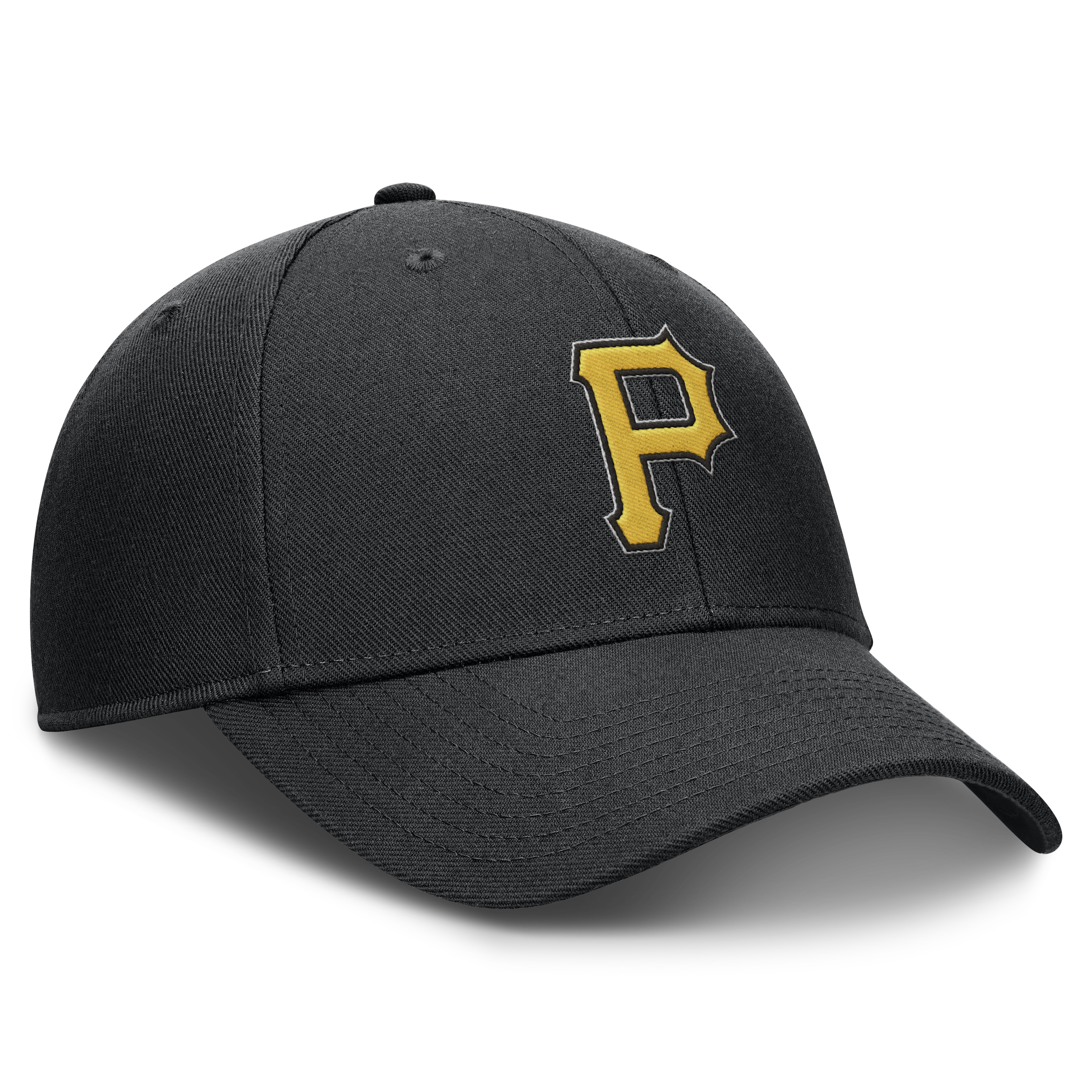 Pittsburgh Pirates Nike Black Club Adjustable Hat Official Team Hat Sports Fan Cap Official MLB Team Hat Baseball Fan Cap