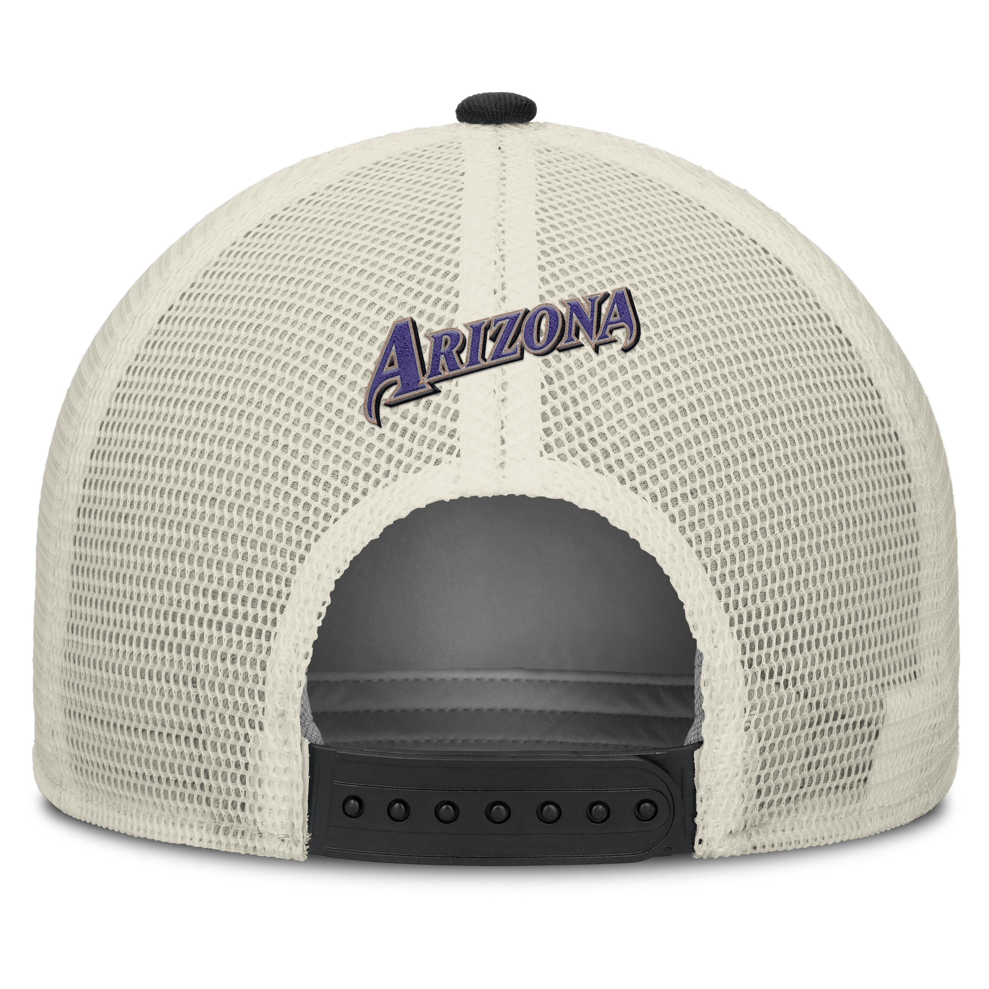 Arizona Diamondbacks Nike Rise Black Adjustable Snapback Trucker Hat Official Team Hat Sports Fan Cap Official MLB Team Hat Baseball Fan Cap