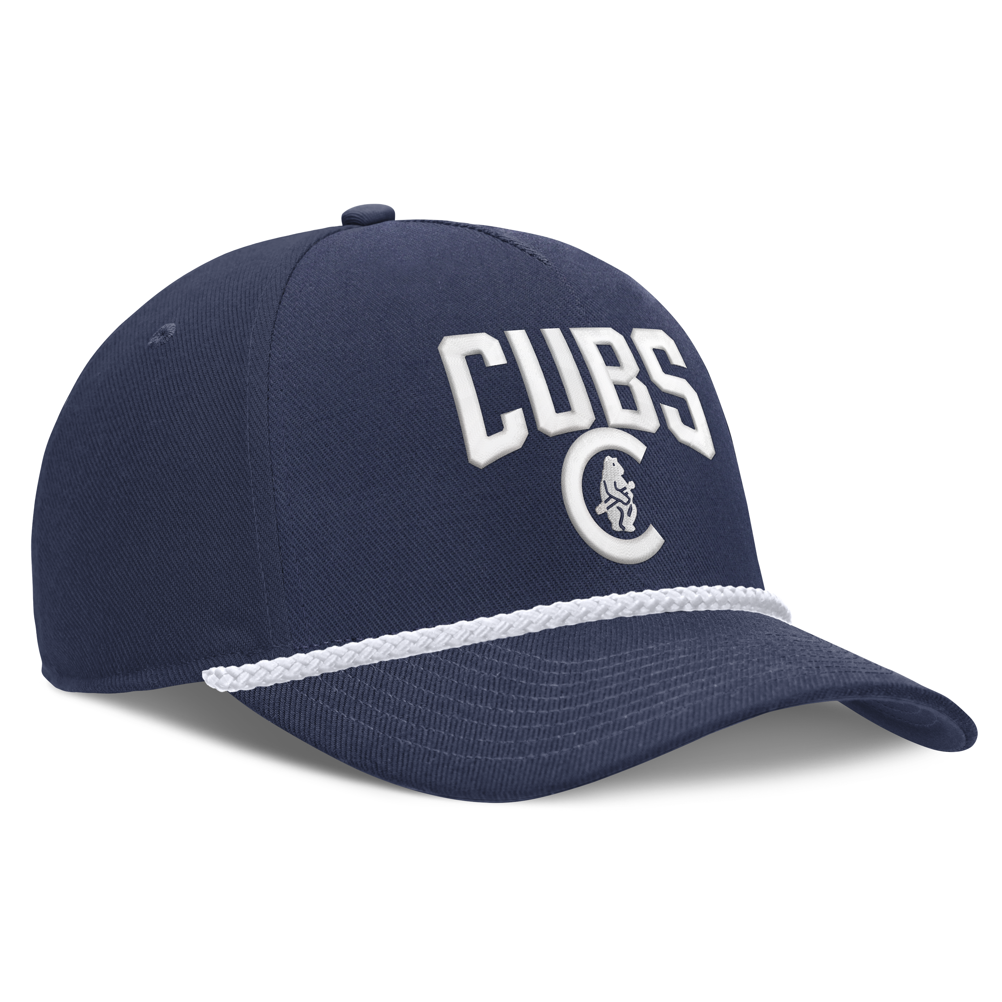 Chicago Cubs Nike Cooperstown Navy Blue Rise Adjustable Hat Official Team Hat Sports Fan Cap Official MLB Team Hat Baseball Fan Cap