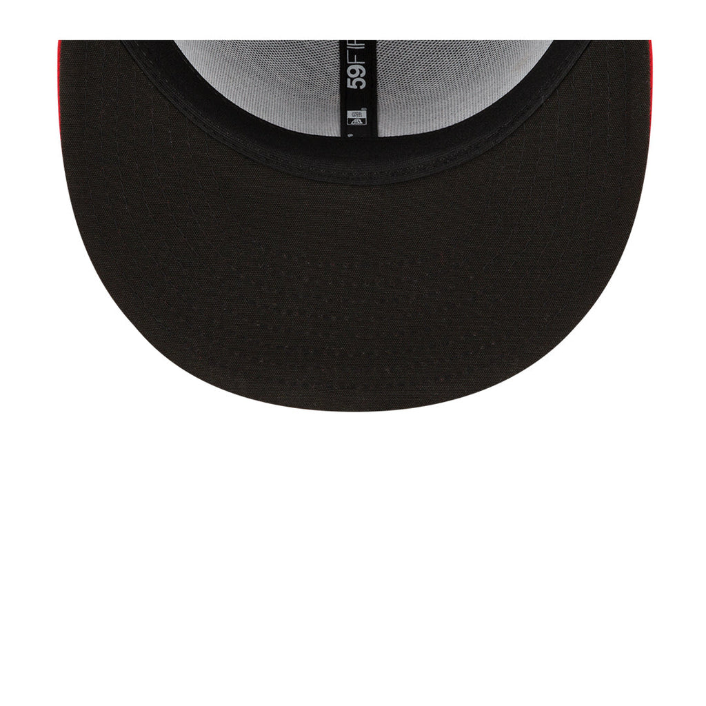 Men s Anaheim Angels New Era Navy Red Alternate On-Field 59FIFTY Fitted Hat Official Team Hat Sports Fan Cap Official MLB Team Hat Baseball Fan Cap