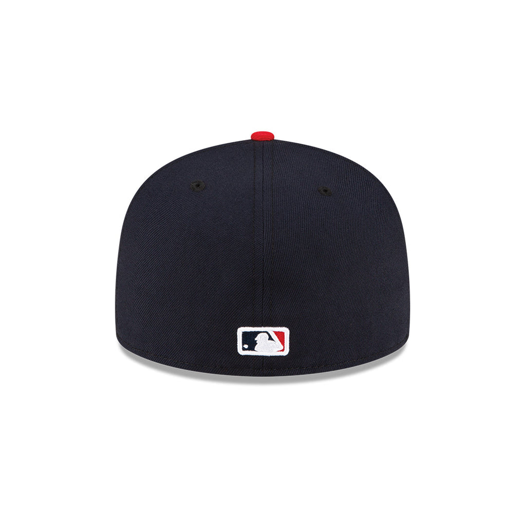 Men s Anaheim Angels New Era Navy Red Alternate On-Field 59FIFTY Fitted Hat Official Team Hat Sports Fan Cap Official MLB Team Hat Baseball Fan Cap