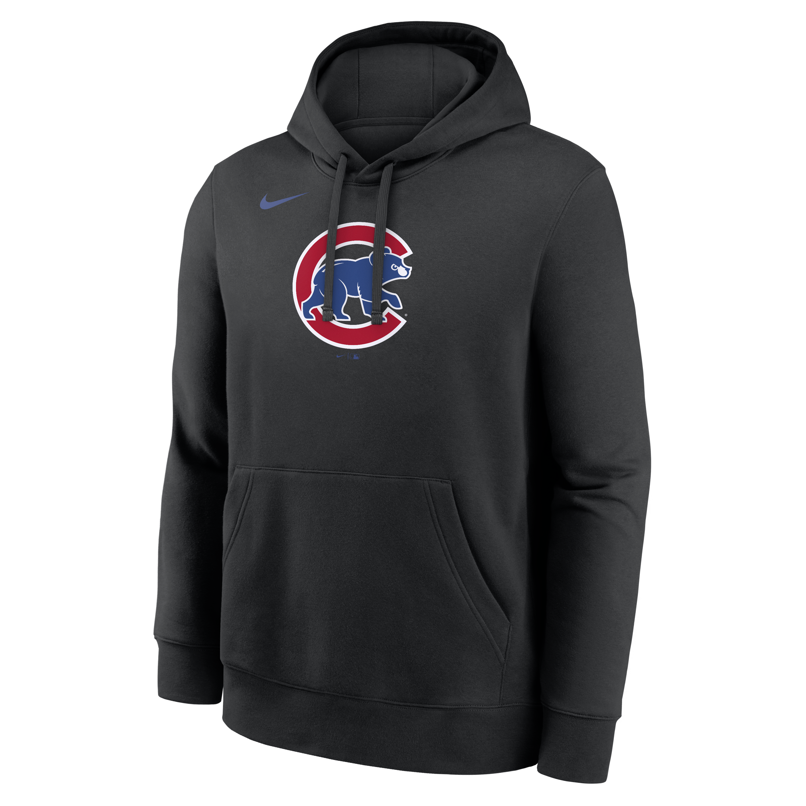 Mens Chicago Cubs Nike Catch Black Hoodie Comfort Hoodie Baseball Fan Apparel