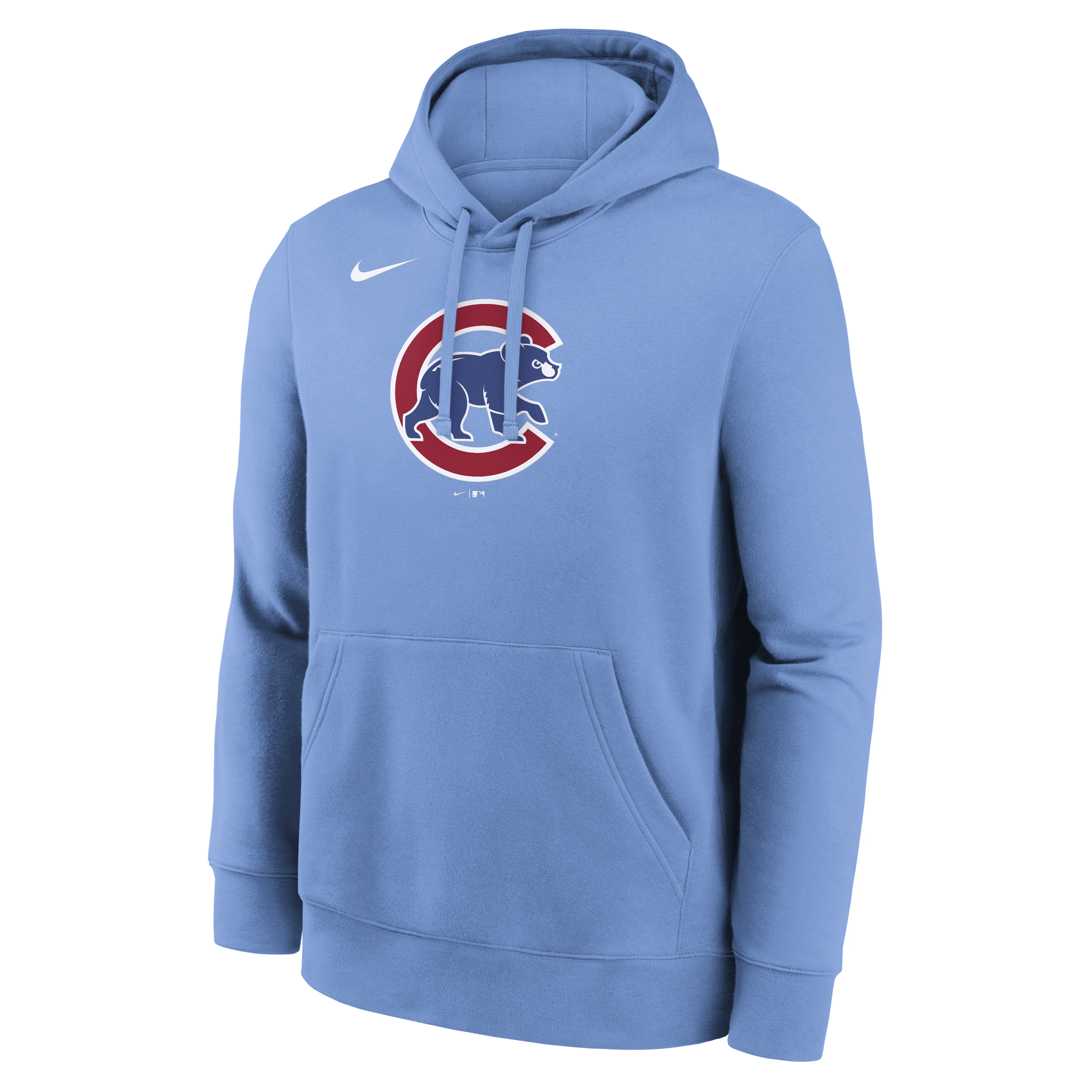 Mens Chicago Cubs Nike Inside Job Valor Blue Hoodie Comfort Hoodie Baseball Fan Apparel