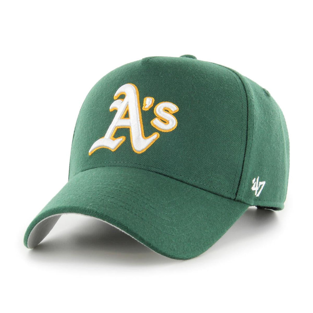 Oakland Athletics MLB 47 Brand MVP DT Green Official Sports Fan Gear Popular Style Baseball Fan Gear