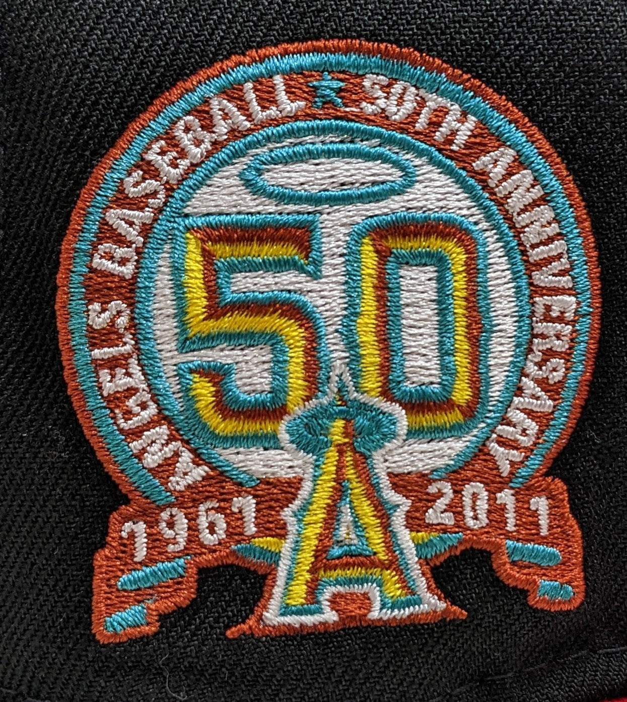 Anaheim Angels New Era 2 Tone Black Red Guns N Roses Inspired Rock Pack 59FIFTY Fitted Hat Official Team Hat Sports Fan Cap Official MLB Team Hat