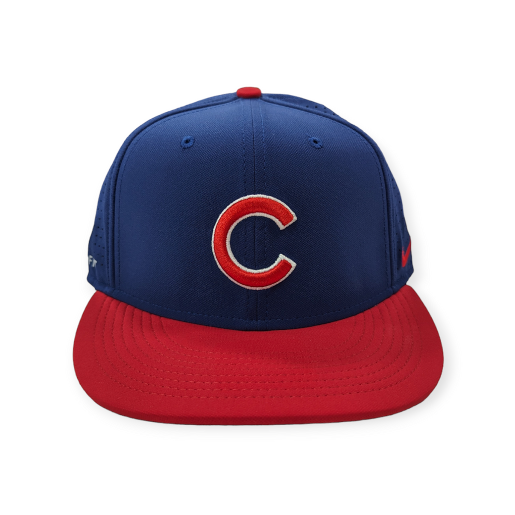 NIKE Chicago Cubs 2 Tone Deep Royal Red Aero True Adjustable Dri-Fit Performance Hat Official Team Hat Sports Fan Cap Official MLB Team Hat Baseball