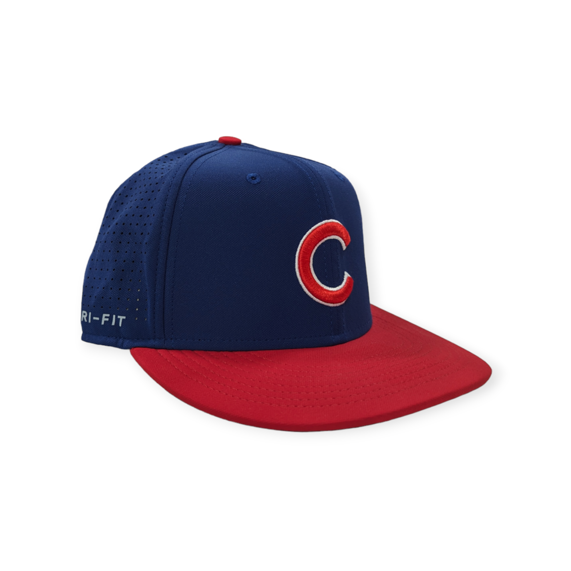 NIKE Chicago Cubs 2 Tone Deep Royal Red Aero True Adjustable Dri-Fit Performance Hat Official Team Hat Sports Fan Cap Official MLB Team Hat Baseball