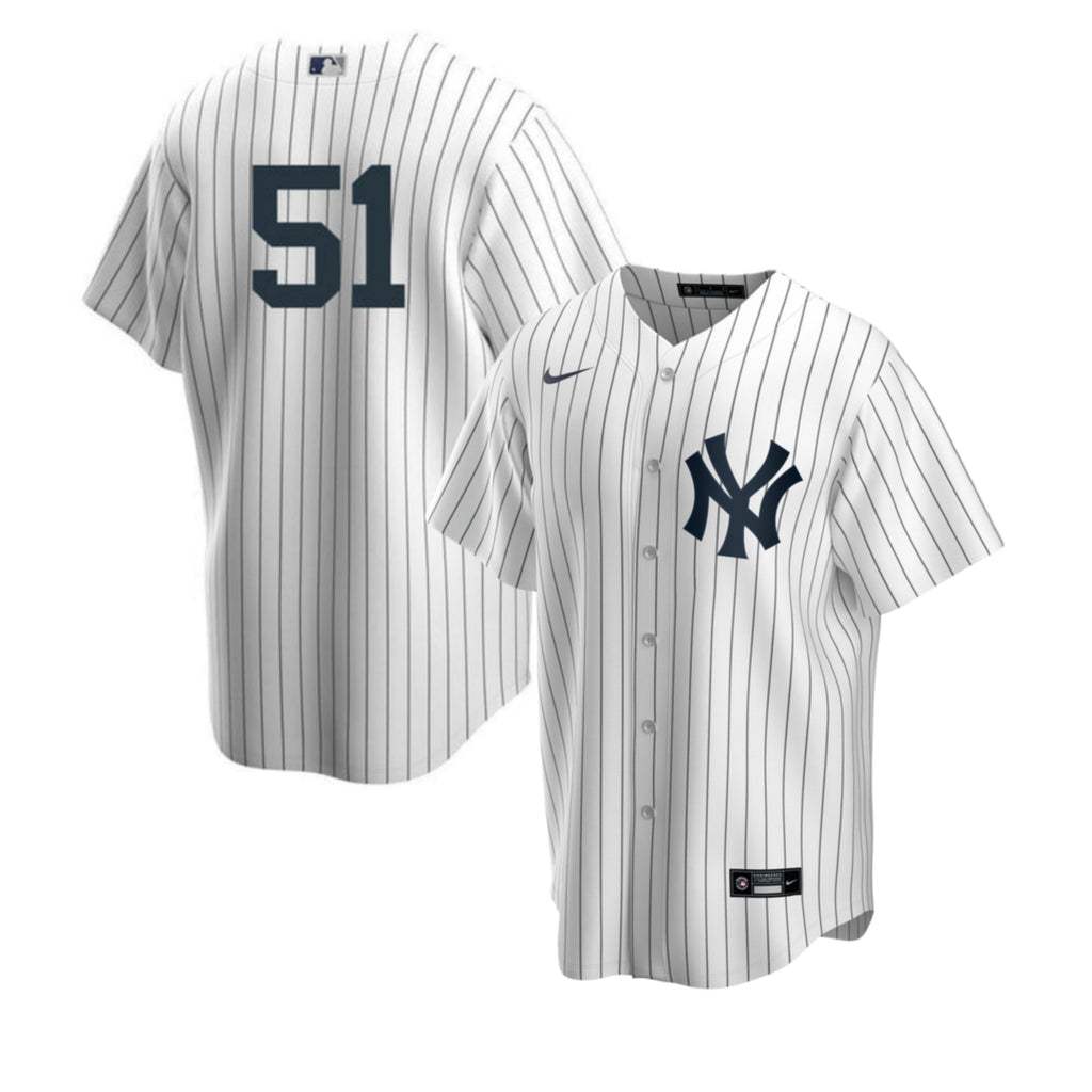 Men s Nike Bernie Williams 51 White New York Yankees Home Official Replica Player Jersey Official Team Jersey Sports Fan Apparel Official MLB Team