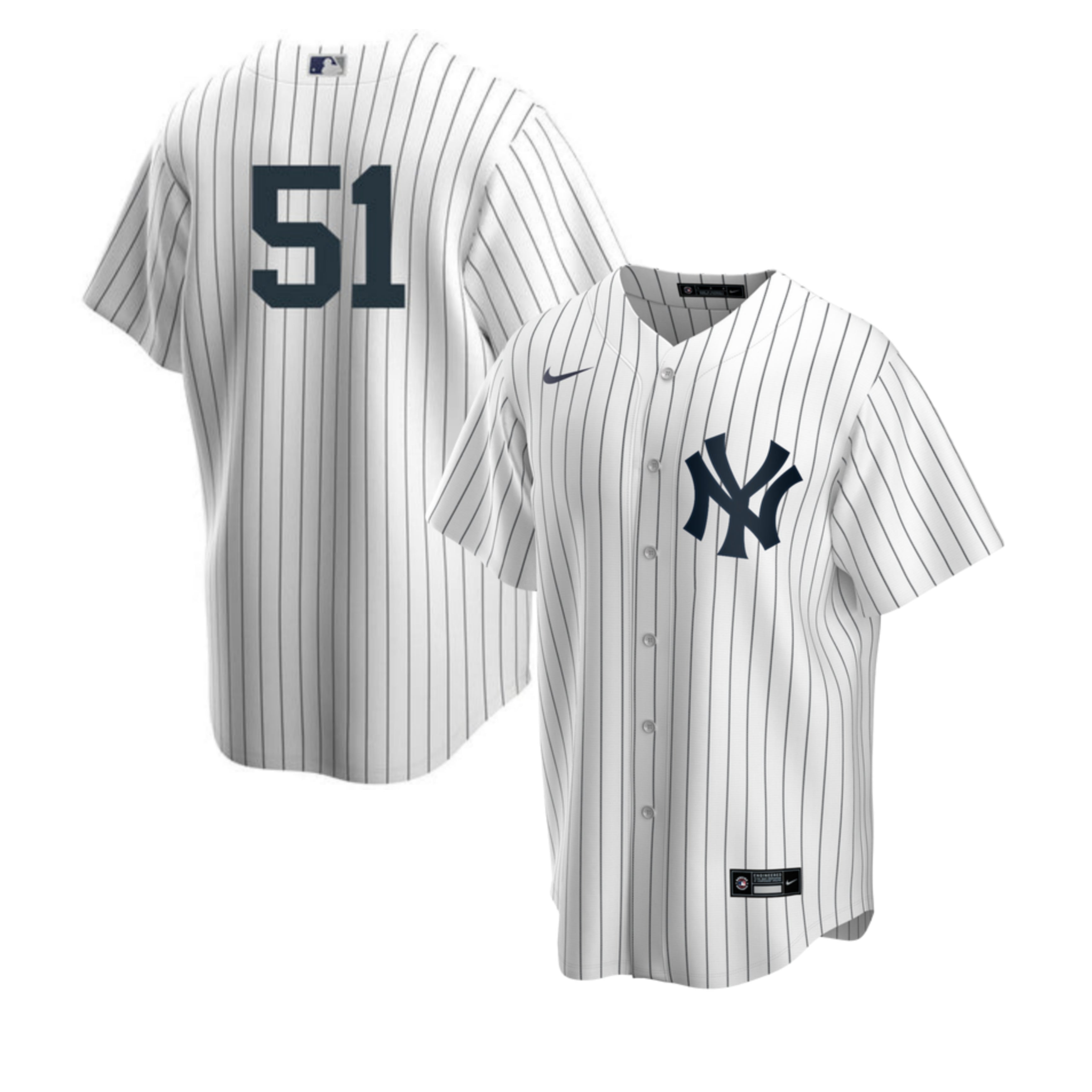 Men s Nike Bernie Williams 51 White New York Yankees Home Official Replica Player Jersey Official Team Jersey Sports Fan Apparel Official MLB Team