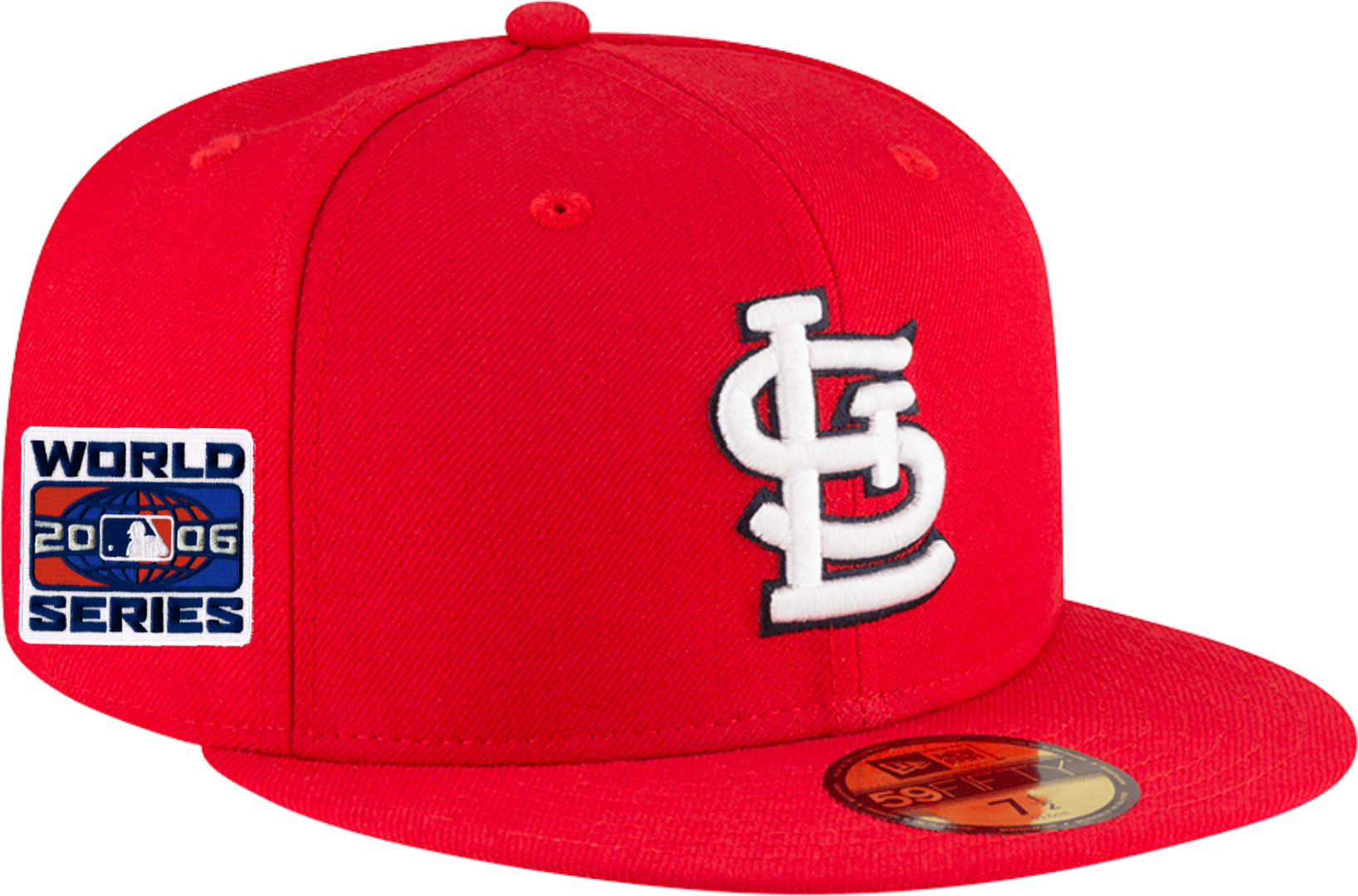 St Louis Cardinals Classic 2006 World Series Red New Era 59Fifty Fitted Hat Official Team Hat Sports Fan Cap Official MLB Team Hat Baseball Fan Cap