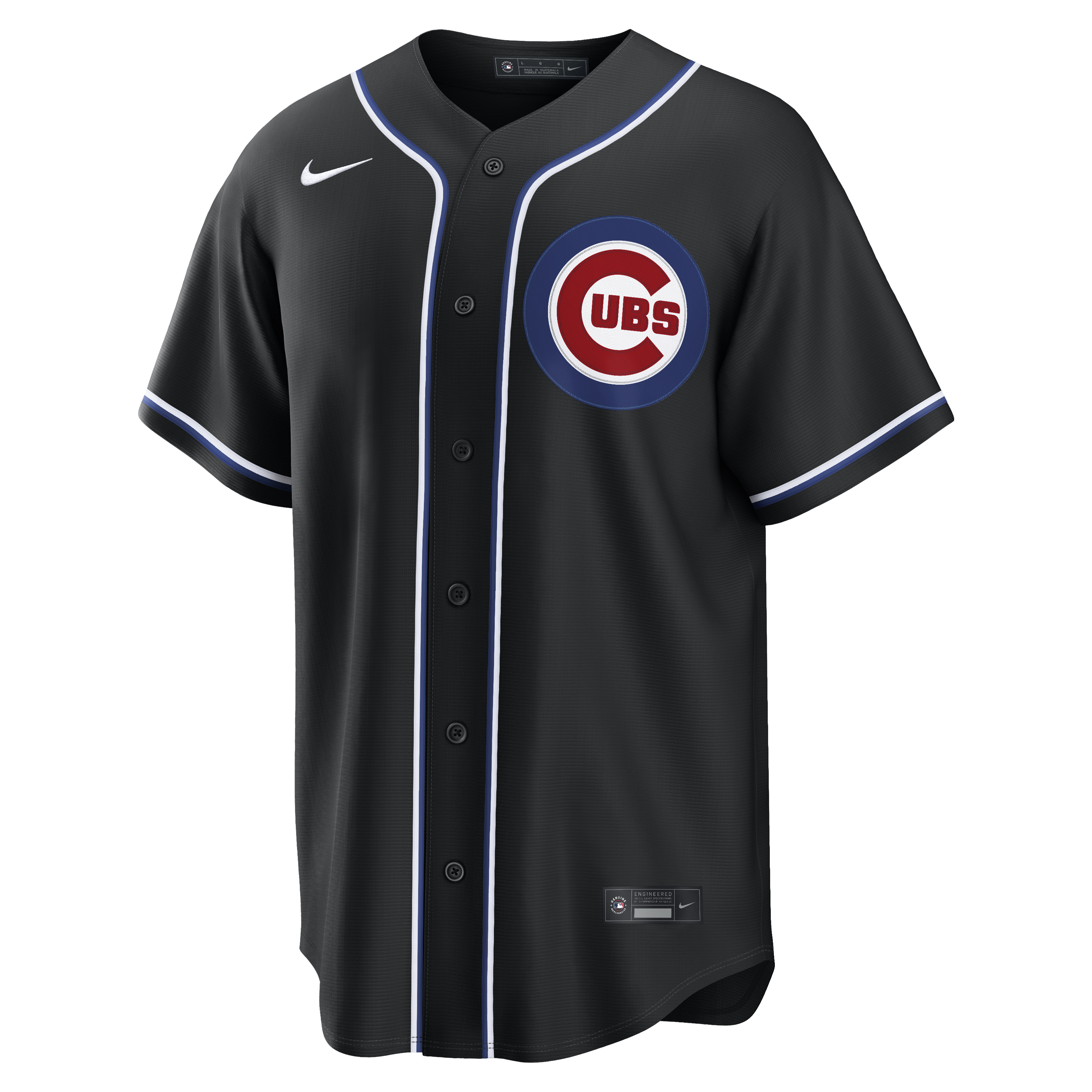 Men s Chicago Cubs Nike Black Carbon Blank Replica Jersey Official Team Jersey Sports Fan Apparel Official MLB Team Jersey Baseball Fan Apparel