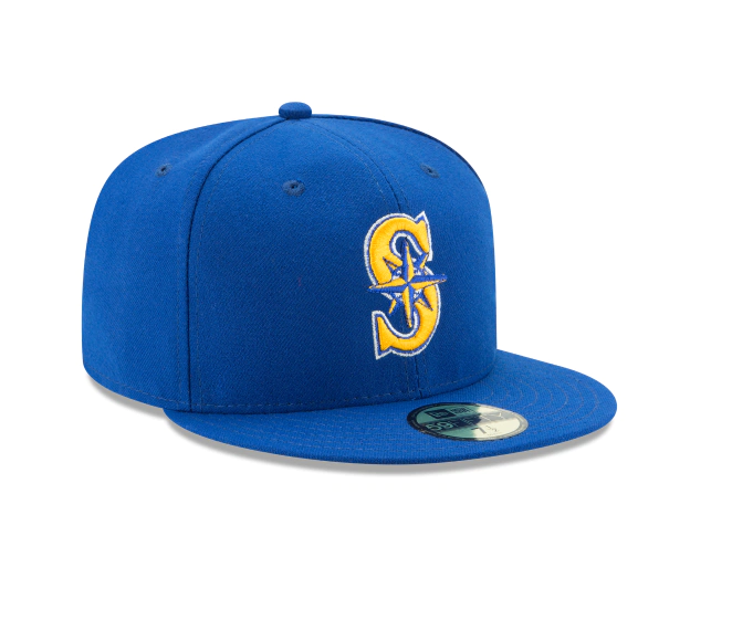 Men s Seattle Mariners New Era Royal Game Authentic Collection Alternate 2 On-Field 59FIFTY Fitted Hat Official Team Hat Sports Fan Cap Official MLB