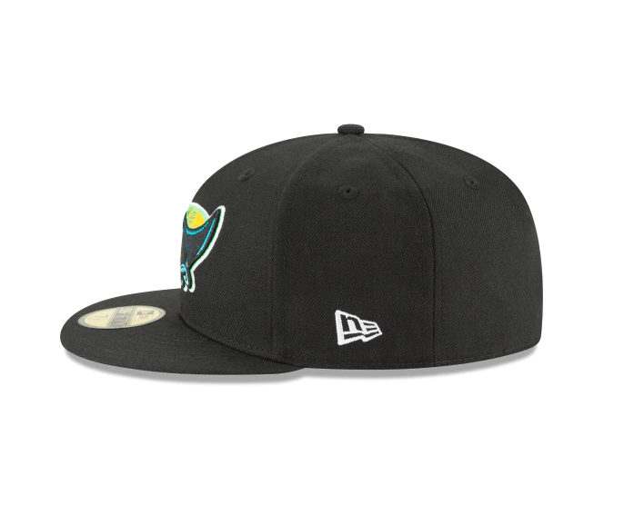 Men s Tampa Bay Devil Rays 1998 Cooperstown Collection Black 59Fifty Fitted Hat Official Team Hat Sports Fan Cap Official MLB Team Hat Baseball Fan