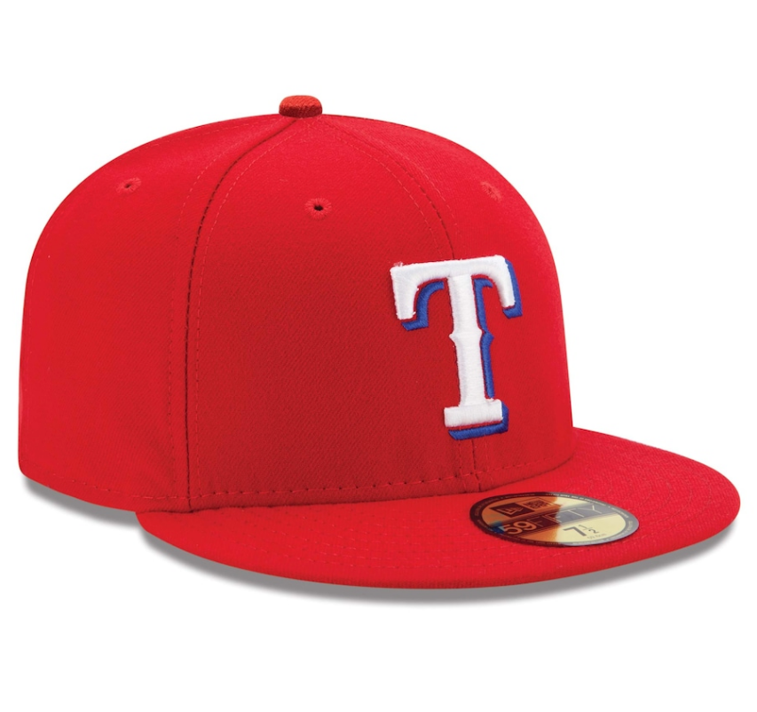 Men s Texas Rangers New Era Red Alternate Authentic Collection On-Field 59FIFTY Fitted Hat Official Team Hat Sports Fan Cap Official MLB Team Hat