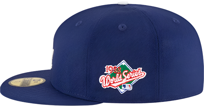 Los Angeles Dodgers New Era 1988 World Series Wool 59FIFTY Fitted Hat - Royal Blue Official Team Hat Sports Fan Cap Official MLB Team Hat Baseball