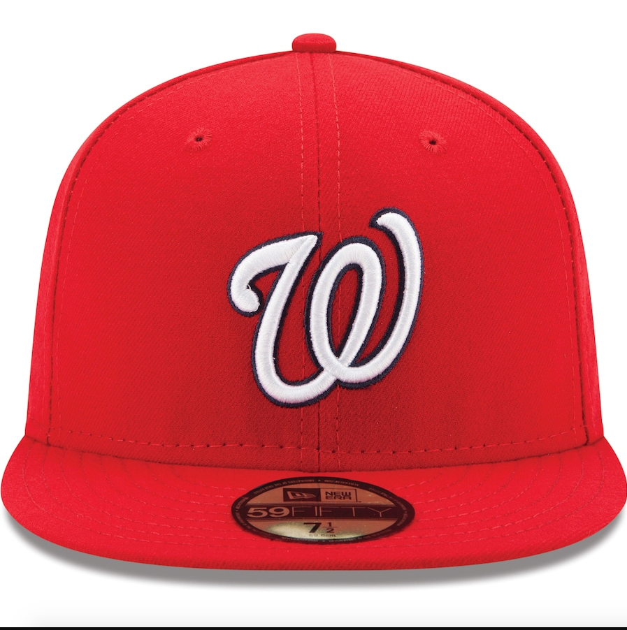 Men s Washington Nationals New Era Red Game Authentic Collection On-Field 59FIFTY Fitted Hat Official Team Hat Sports Fan Cap Official MLB Team Hat