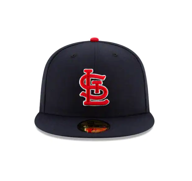Men s St Louis Cardinals New Era Navy Alternate Authentic Collection On-Field 59FIFTY Fitted Hat Official Team Hat Sports Fan Cap Official MLB Team