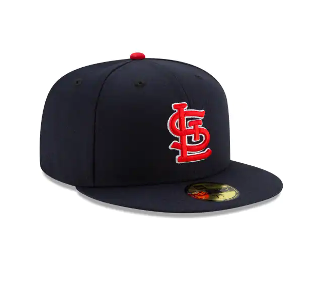 Men s St Louis Cardinals New Era Navy Alternate Authentic Collection On-Field 59FIFTY Fitted Hat Official Team Hat Sports Fan Cap Official MLB Team