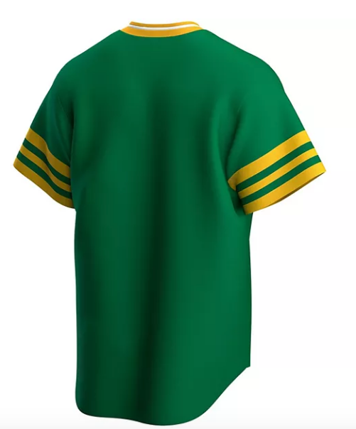 Men s Oakland Athletics Nike Kelly Green Road Cooperstown Collection Team Jersey Official Team Jersey Sports Fan Apparel Official MLB Team Jersey