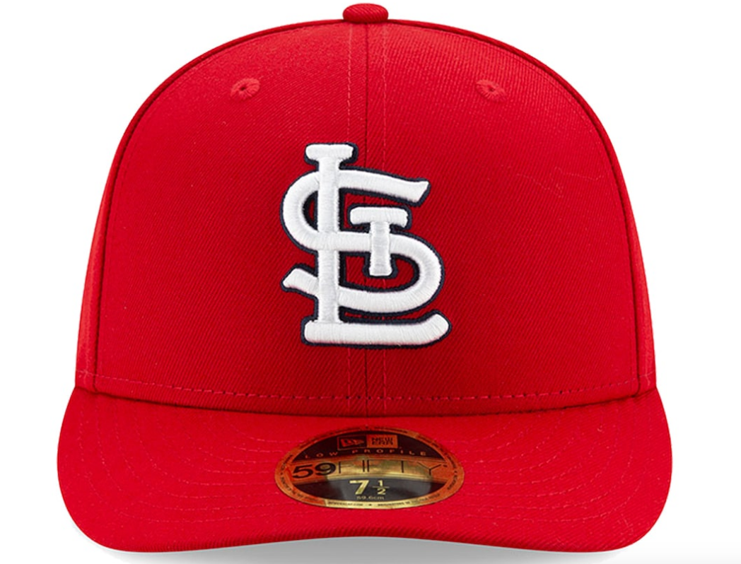 Men s St Louis Cardinals New Era Red Low Profile Authentic Collection On-Field 59FIFTY Fitted Hat Official Team Hat Sports Fan Cap Official MLB Team