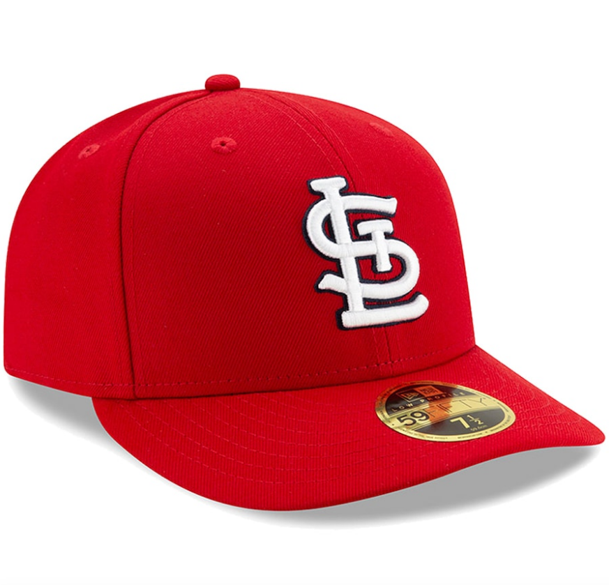 Men s St Louis Cardinals New Era Red Low Profile Authentic Collection On-Field 59FIFTY Fitted Hat Official Team Hat Sports Fan Cap Official MLB Team