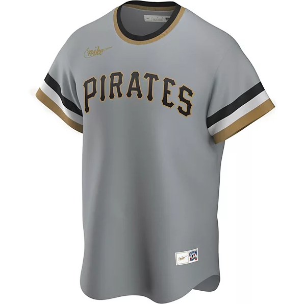 Men s Pittsburgh Pirates Roberto Clemente Nike Road Gray Replica Jersey Official Team Jersey Sports Fan Apparel Official MLB Team Jersey Baseball Fan