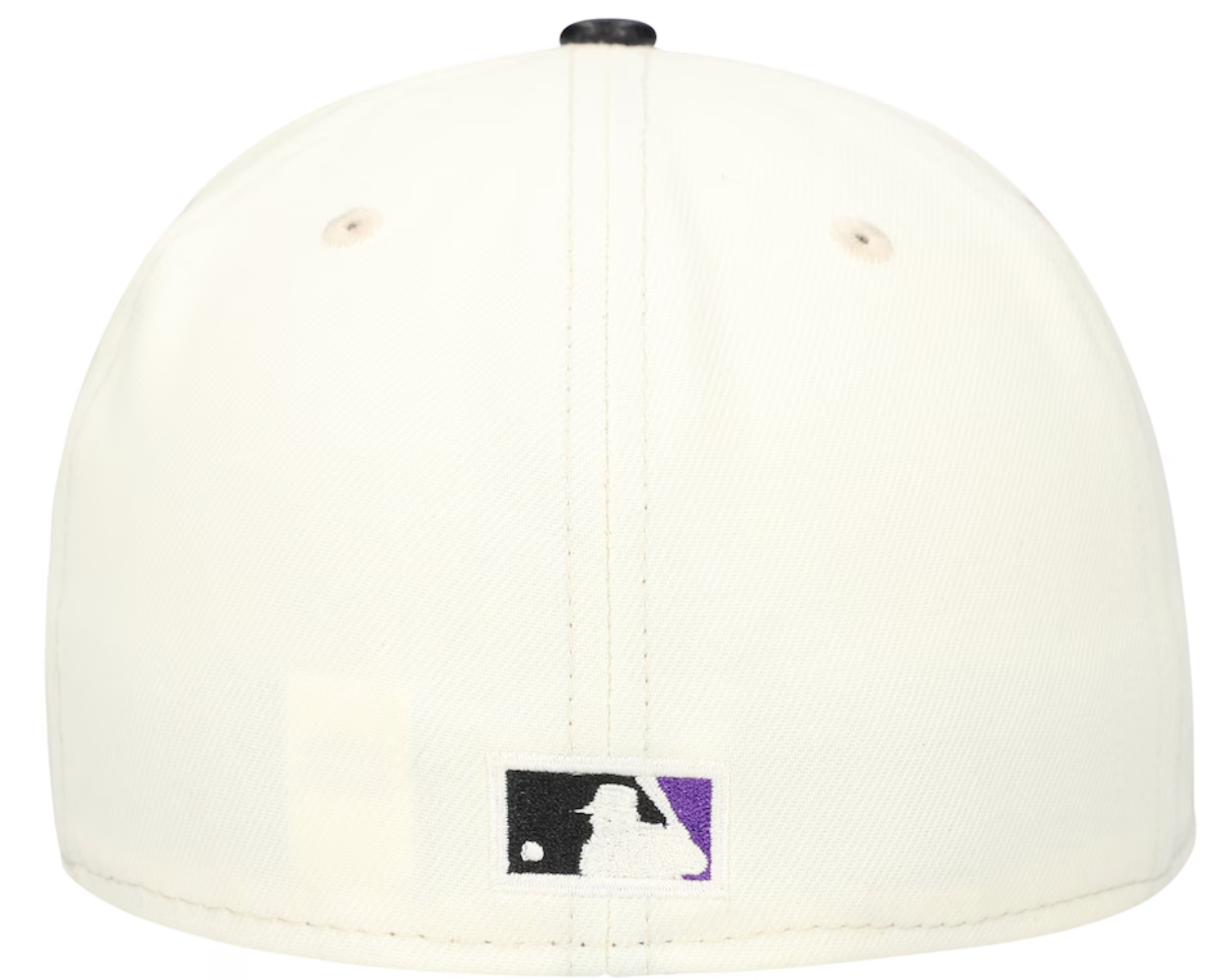 Tampa Bay Devil Rays Cooperstown Collection Cream Black Leather Visor New Era 59FIFTY Fitted Hat Official Team Hat Sports Fan Cap Official MLB Team