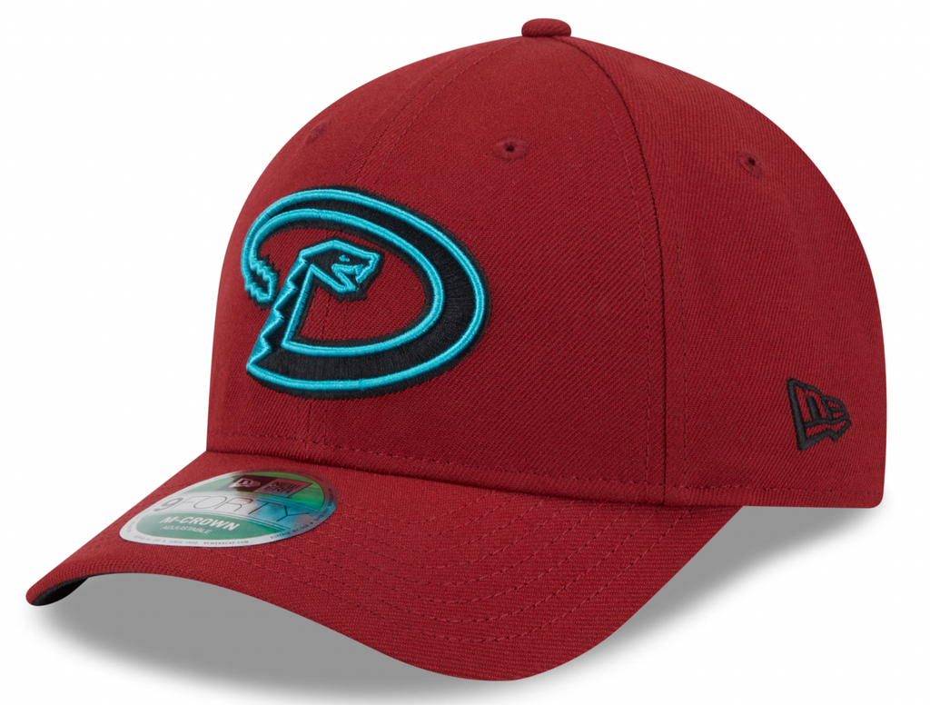 Arizona Diamondbacks Red Alternate New Era Player Replica M-Crown 9FORTY Adjustable Hat Official Team Hat Sports Fan Cap Official MLB Team Hat