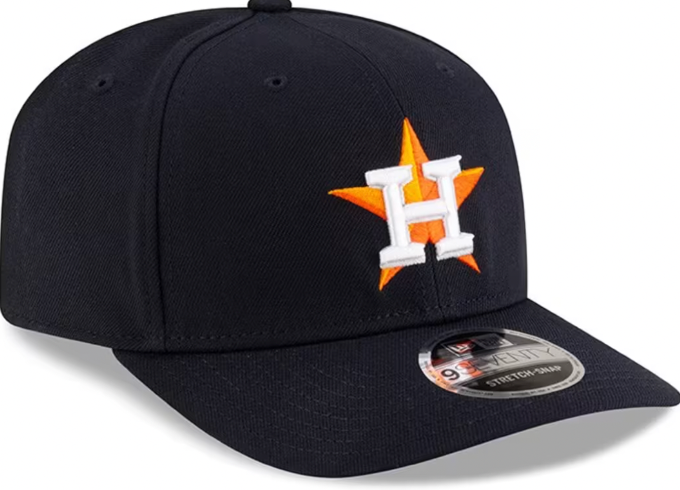 Houston Astros Navy New Era Player Replica 9SEVENTY Stretch Snap Adjustable Hat Official Team Hat Sports Fan Cap Official MLB Team Hat Baseball Fan