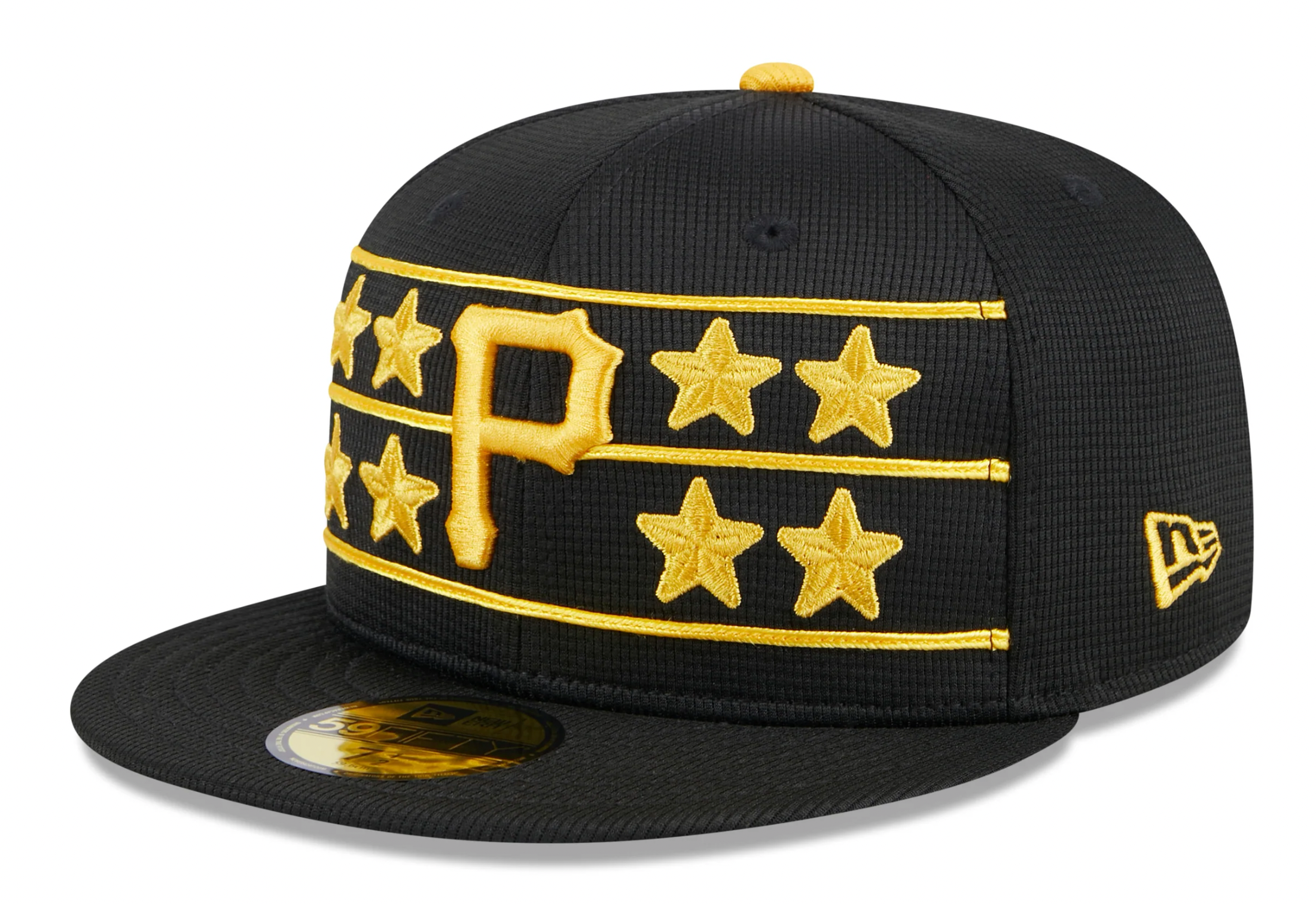 Men s Pittsburgh Pirates New Era Black 2024 Batting Practice 59FIFTY Fitted Hat Official Team Hat Sports Fan Cap Official MLB Team Hat Baseball Fan