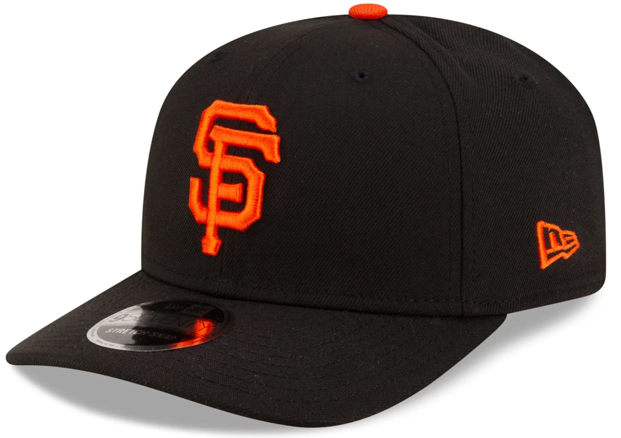 San Francisco Giants New Era Player Replica 9SEVENTY Stretch Snap Adjustable Hat Official Team Hat Sports Fan Cap Official MLB Team Hat Baseball Fan