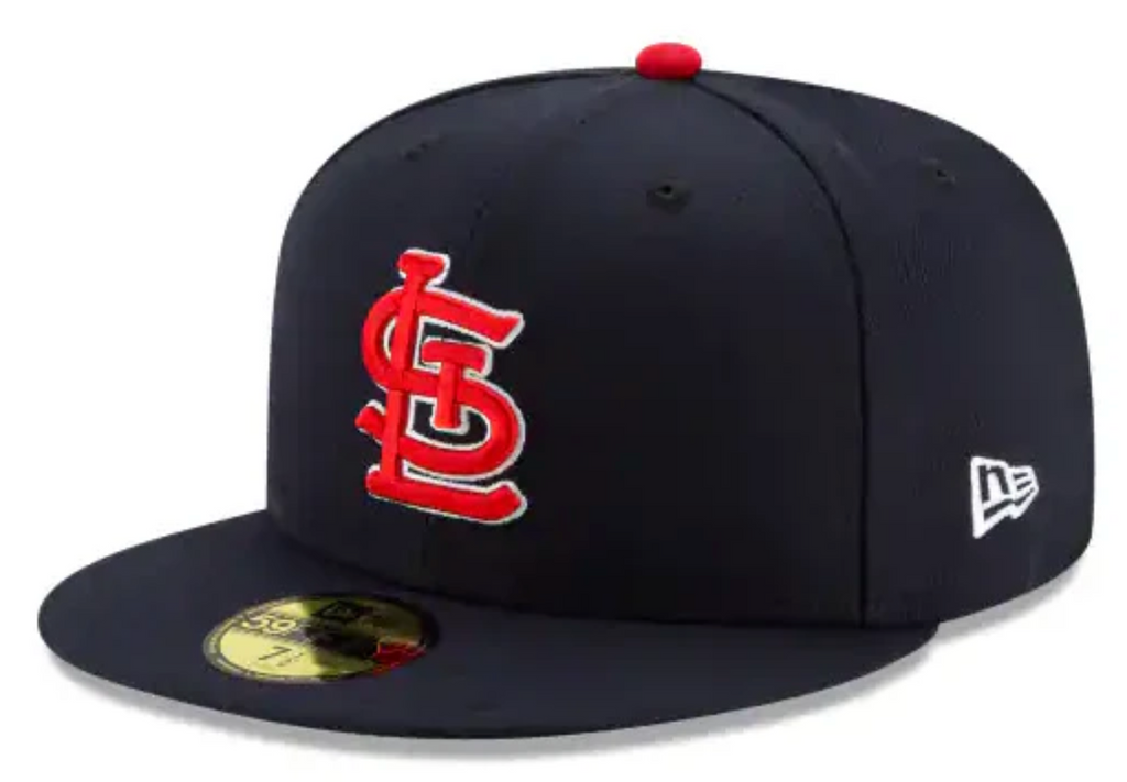 Men s St Louis Cardinals New Era Navy Alternate Authentic Collection On-Field 59FIFTY Fitted Hat Official Team Hat Sports Fan Cap Official MLB Team