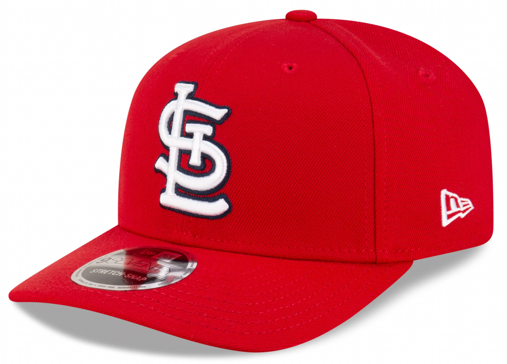 St Louis Cardinals Red New Era Player Replica 9SEVENTY Stretch Snap Adjustable Hat Official Team Hat Sports Fan Cap Official MLB Team Hat Baseball