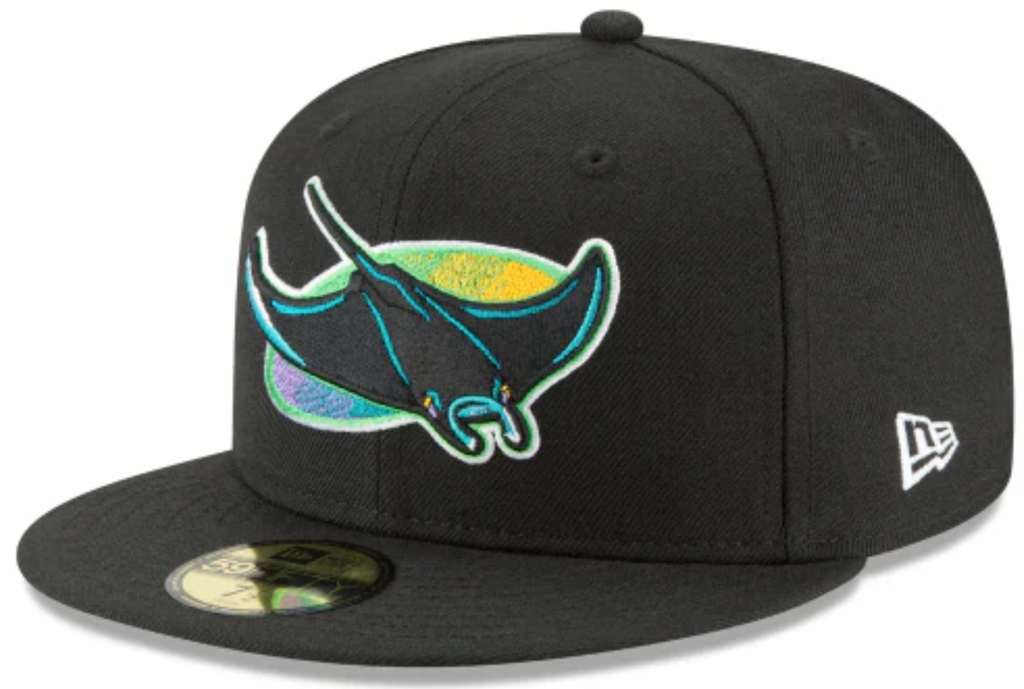 Men s Tampa Bay Devil Rays 1998 Cooperstown Collection Black 59Fifty Fitted Hat Official Team Hat Sports Fan Cap Official MLB Team Hat Baseball Fan