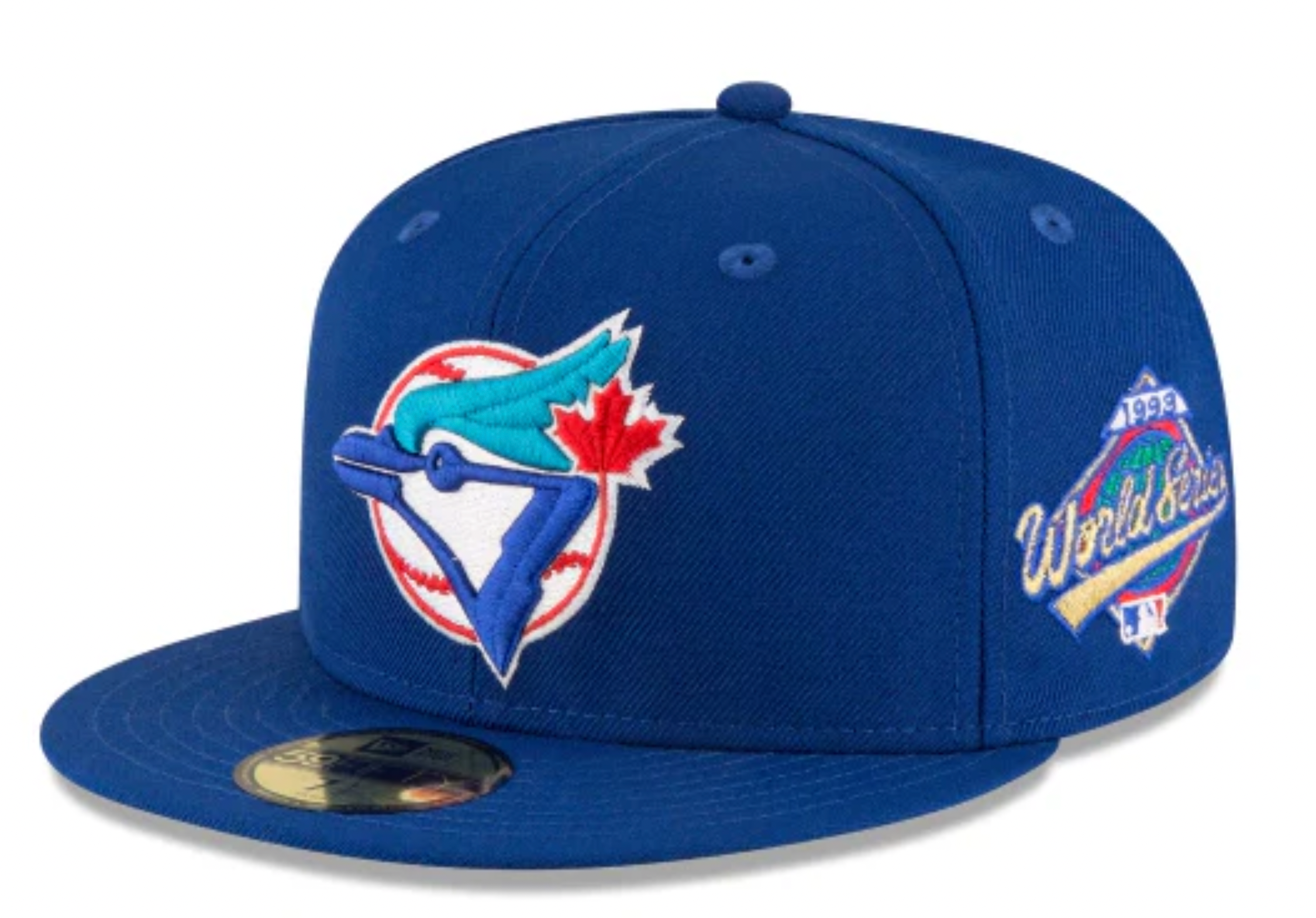Toronto Blue Jays New Era 1993 World Series Wool 59FIFTY Fitted Hat - Royal Blue Official Team Hat Sports Fan Cap Official MLB Team Hat Baseball Fan