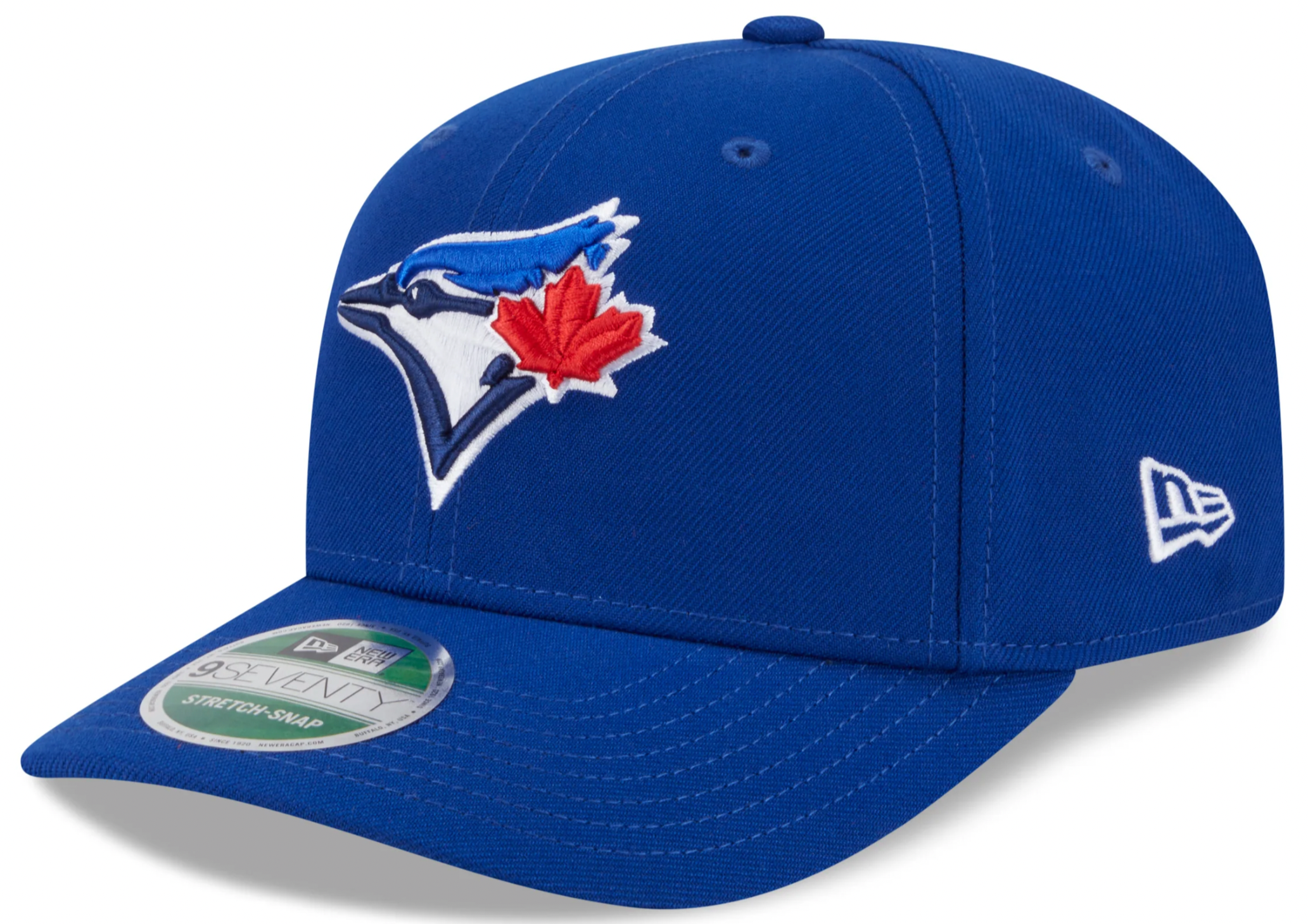 Toronto Blue Jays Blue New Era Player Replica 9SEVENTY Stretch Snap Adjustable Hat Official Team Hat Sports Fan Cap Official MLB Team Hat Baseball