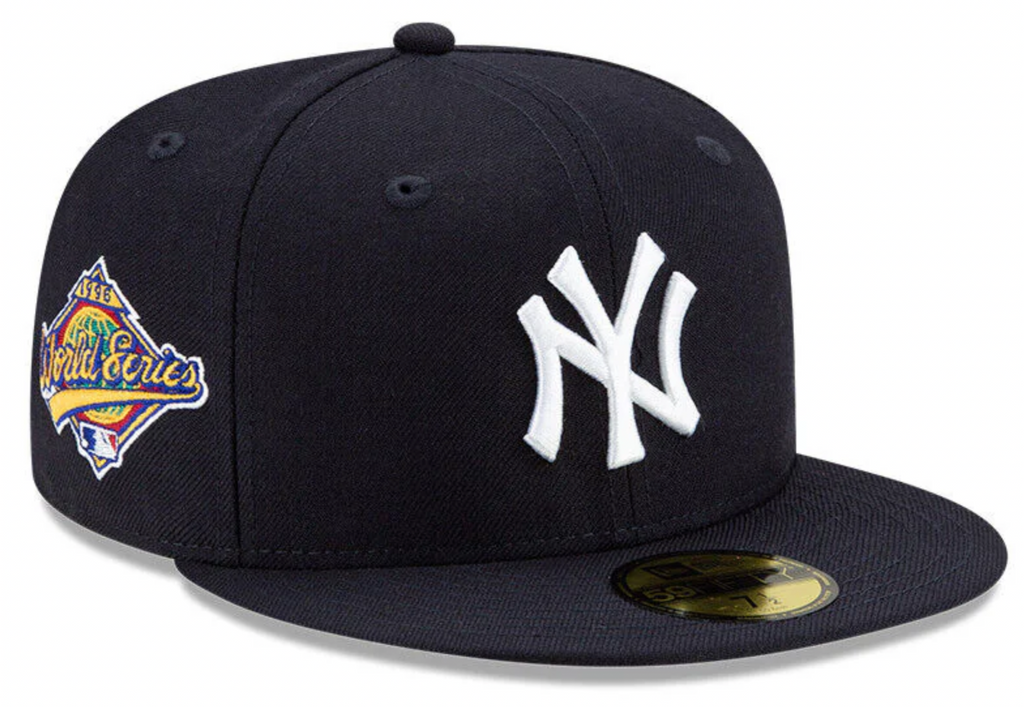 New York Yankees Navy Classic 1996 World Series New Era 59Fifty Fitted Hat Official Team Hat Sports Fan Cap Official MLB Team Hat Baseball Fan Cap