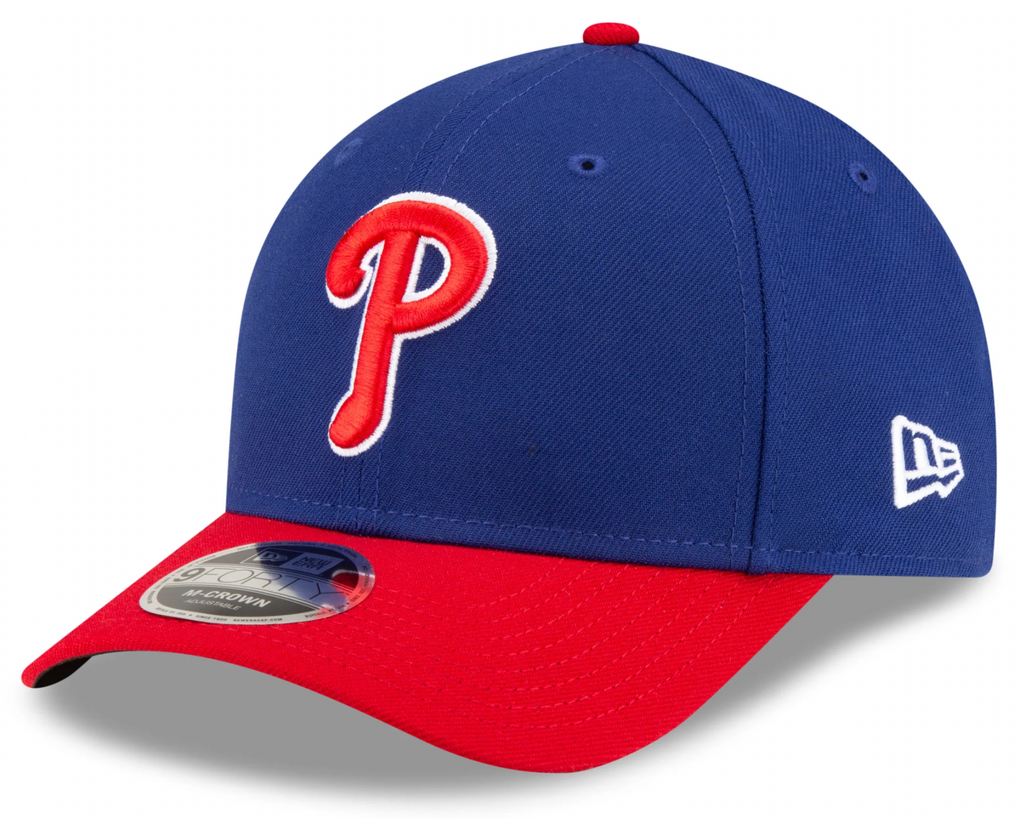 Philadelphia Phillies 2 Tone Royal Red Alternate New Era Player Replica M-Crown 9FORTY Adjustable Hat Official Team Hat Sports Fan Cap Official MLB