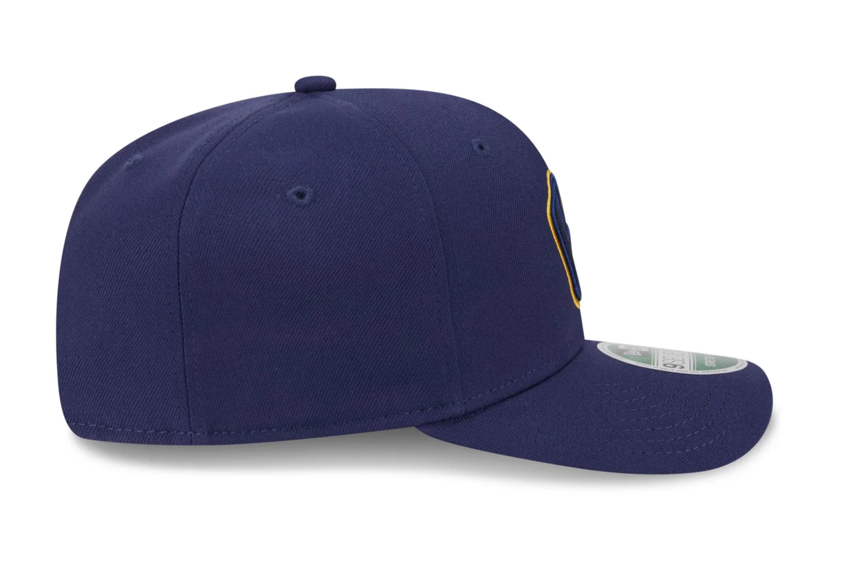 Milwaukee Brewers Navy New Era Player Replica 9SEVENTY Stretch Snap Adjustable Hat Official Team Hat Sports Fan Cap Official MLB Team Hat Baseball
