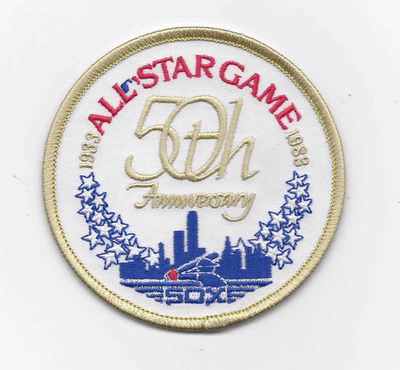 Chicago White Sox 50th Anniversary All Star Game Alternate Jersey Sleeve Patch Official Team Jersey Sports Fan Apparel Official MLB Team Jersey