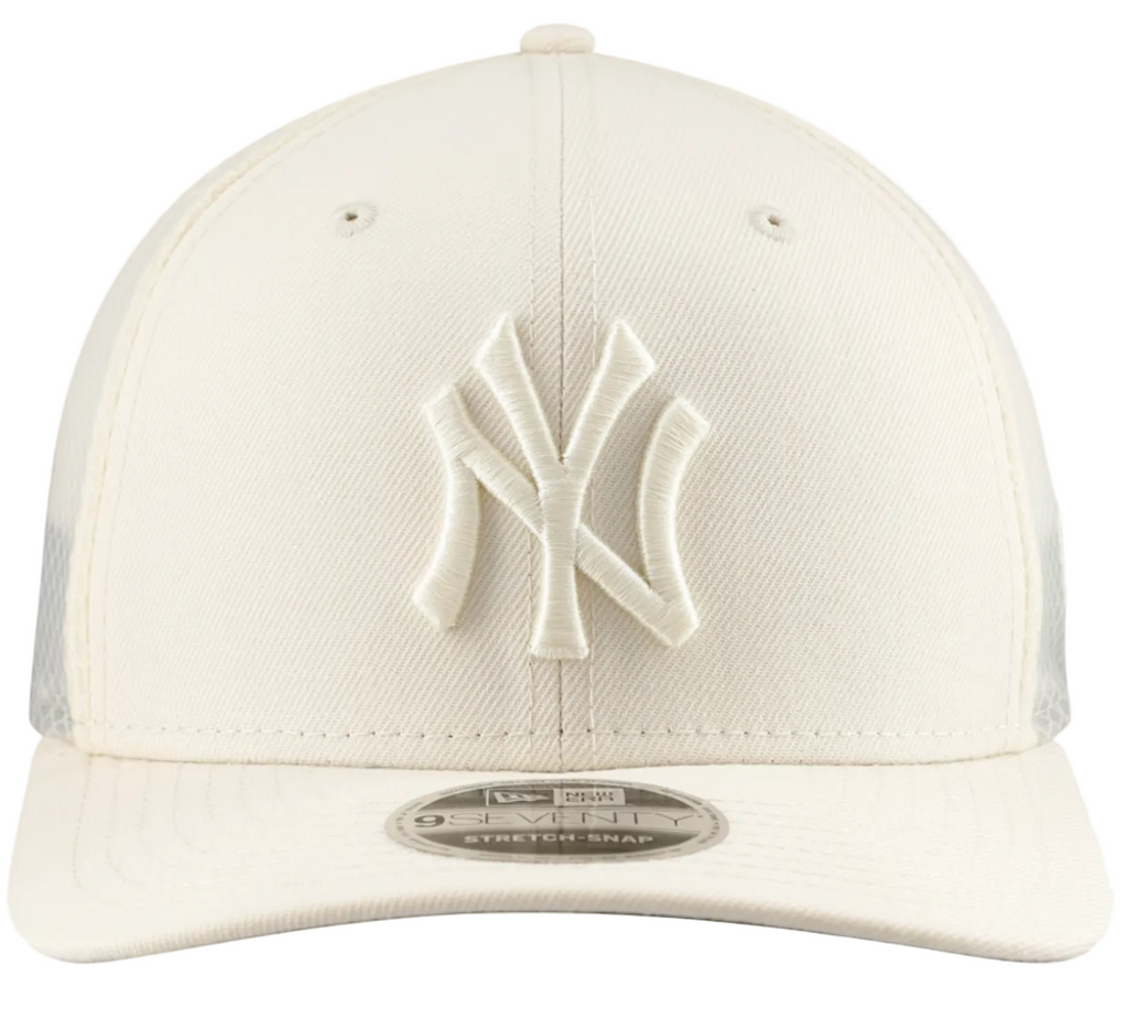 Men s New York Yankees New Era Light Beige Color Pack 9SEVENTY Trucker Adjustable Hat Official Team Hat Sports Fan Cap Official MLB Team Hat Baseball
