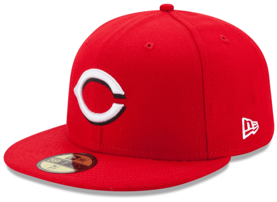 Men s Cincinnati Reds New Era Red Home Authentic Collection On-Field 59FIFTY Fitted Hat Official Team Hat Sports Fan Cap Official MLB Team Hat