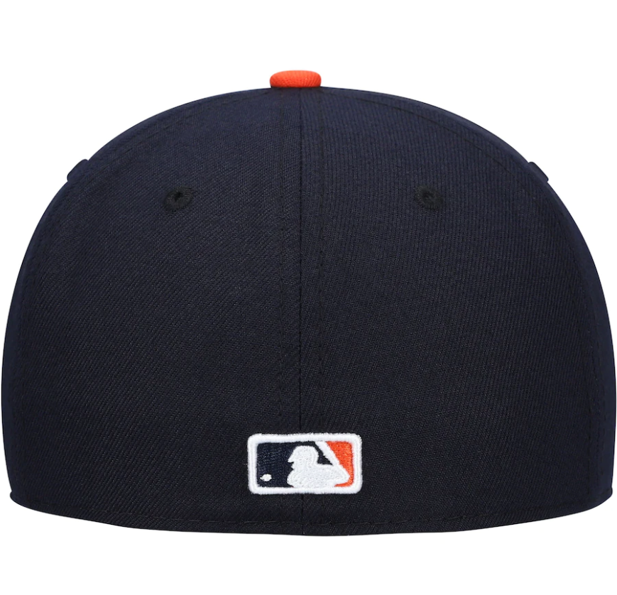 Men s Detroit Tigers New Era Navy Road Authentic Collection On-Field Logo 59FIFTY Fitted Hat Official Team Hat Sports Fan Cap Official MLB Team Hat