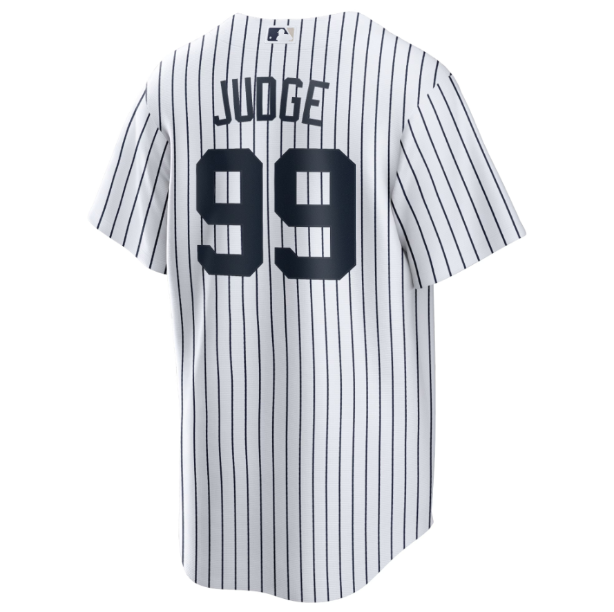 Men s Aaron Judge New York Yankees Nike Home White Replica Jersey With Name Official Team Jersey Sports Fan Apparel Official MLB Team Jersey Baseball