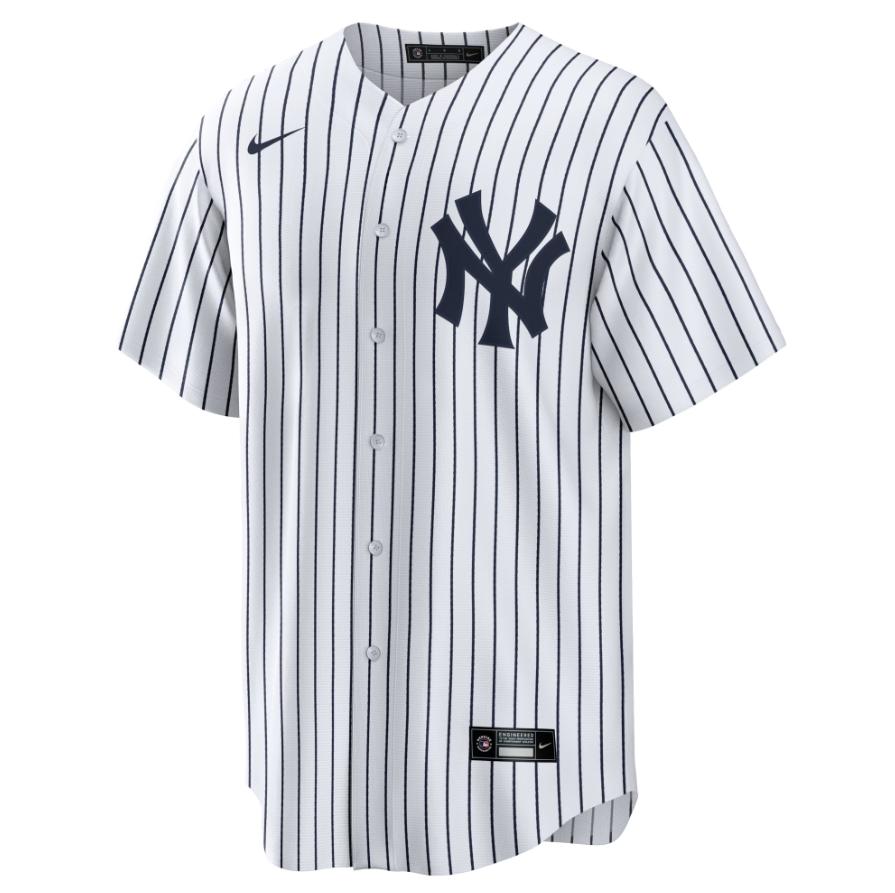 Men s Aaron Judge New York Yankees Nike Home White Replica Jersey With Name Official Team Jersey Sports Fan Apparel Official MLB Team Jersey Baseball