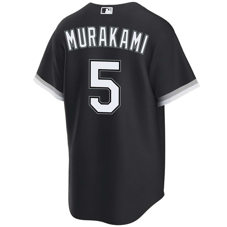 Men s Munetaka Murakami Chicago White Sox NIKE Replica Black Alternate Jersey Official Team Jersey Sports Fan Apparel Official MLB Team Jersey