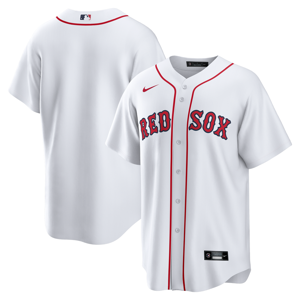 Men s Boston Red Sox Nike White Home Replica Team Jersey Official Team Jersey Sports Fan Apparel Official MLB Team Jersey Baseball Fan Apparel