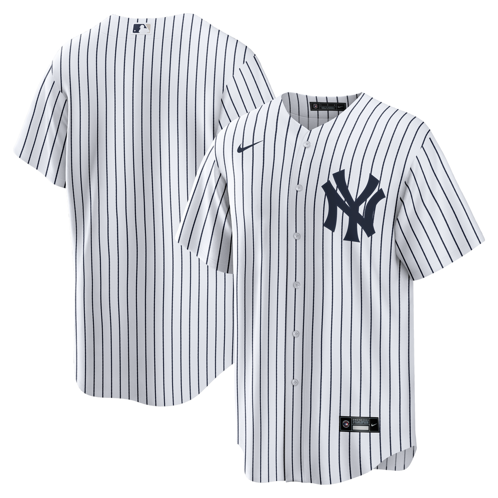 Men s New York Yankees Nike White Home Replica Blank Team Jersey Official Team Jersey Sports Fan Apparel Official MLB Team Jersey Baseball Fan Apparel