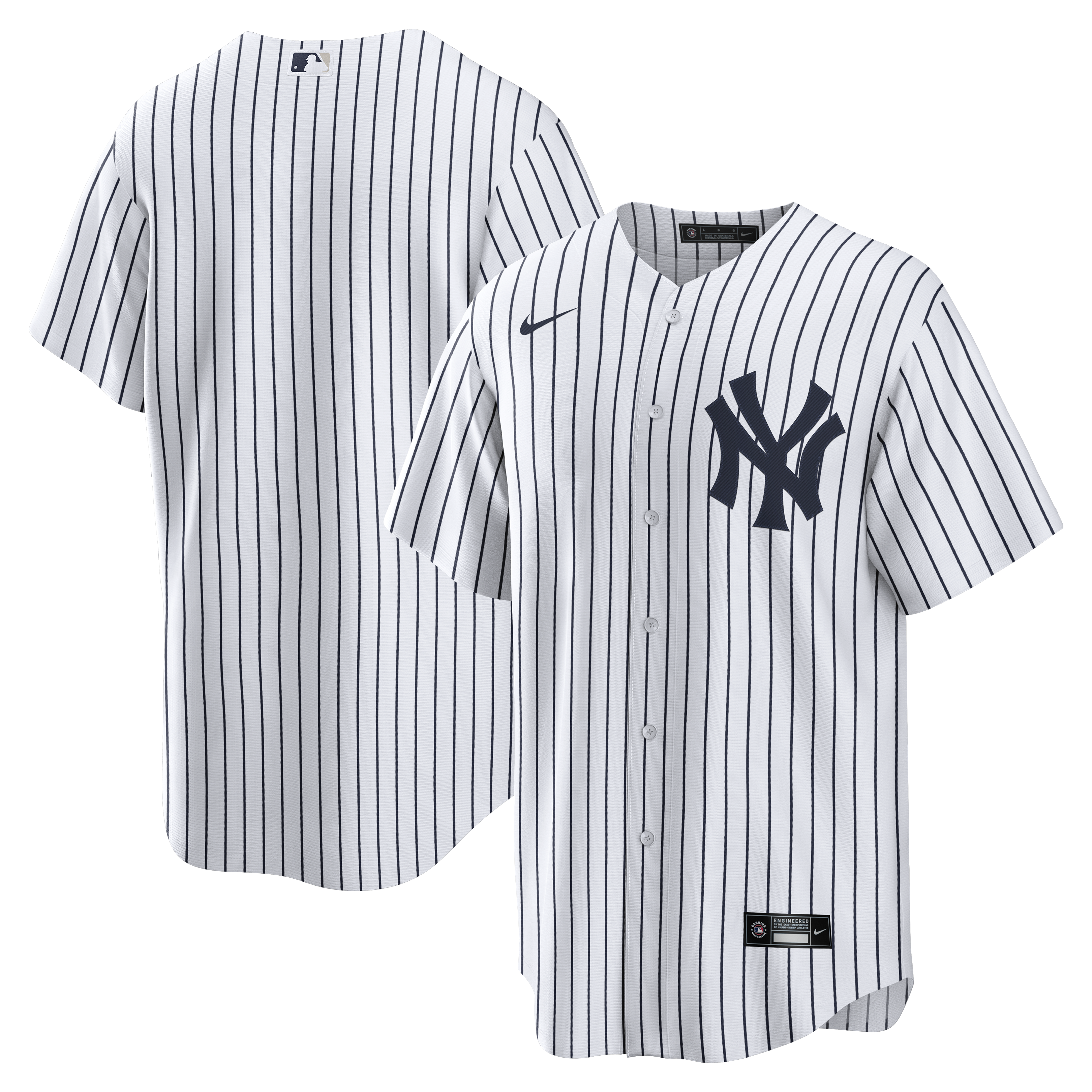 Men s New York Yankees Nike White Home Replica Blank Team Jersey Official Team Jersey Sports Fan Apparel Official MLB Team Jersey Baseball Fan Apparel